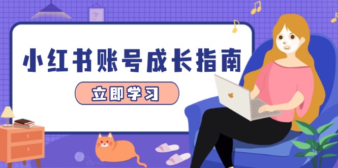 小红书账号成长指南，爆款选题+精准定位+数据分析，系统提升账号变现能力-极客网创