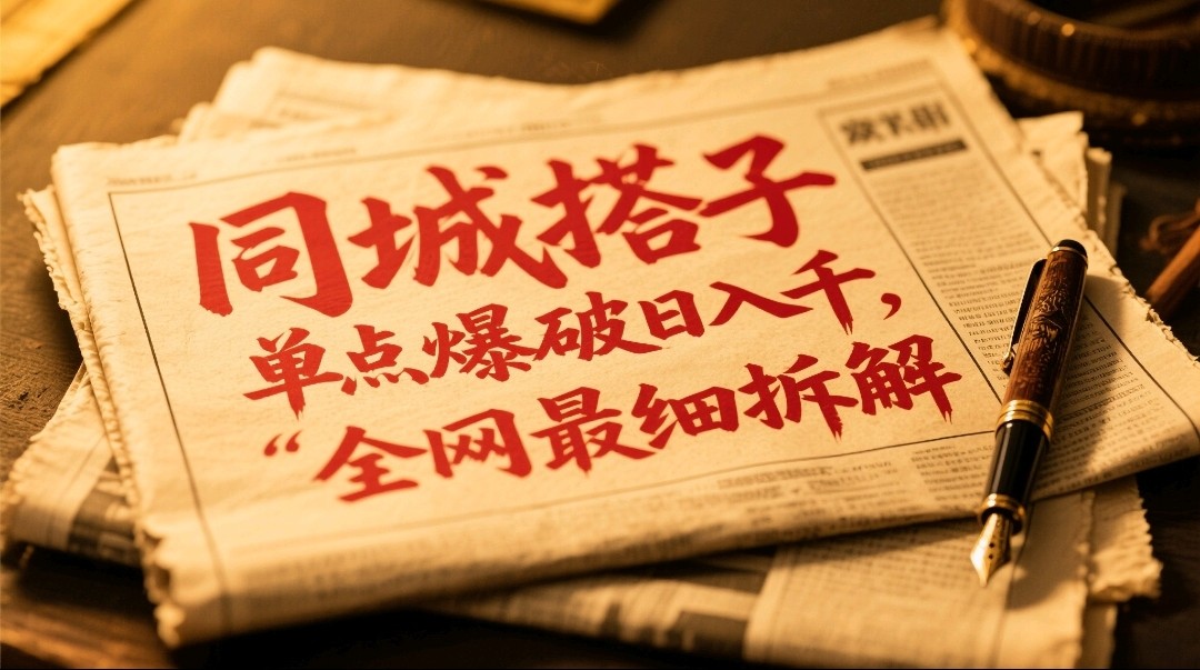 同城搭子群19.9单点爆破日入千，搭子组局月入万，全网最细拆解-极客网创