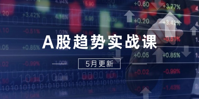 A股趋势实战课：主力动向+政策红利，2025全年策略5月更新-极客网创