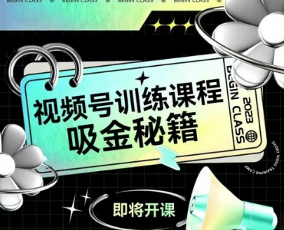 如何做好视频号，视频号训练课程，吸金秘籍-极客网创