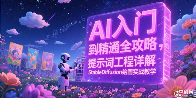 AI入门到精通全攻略，提示词工程详解，StableDiffusion绘画实战教学-极客网创