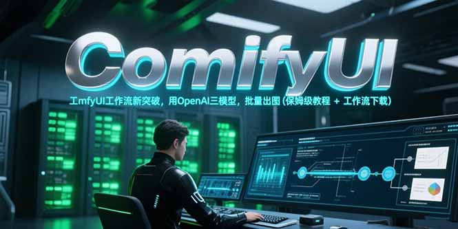 ComfyUI工作流新突破，用OpenAI三模型，批量出图(保姆级教程+工作流下载-极客网创