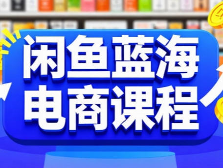 闲鱼蓝海电商课程-极客网创