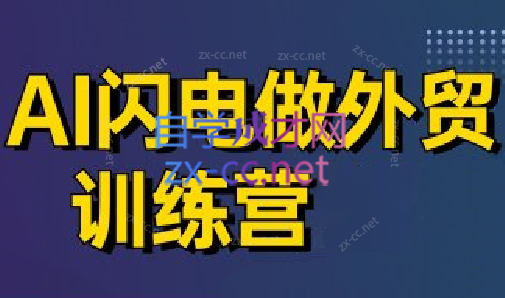 大卫·AI闪电做外贸训练营(更新7月)-极客网创