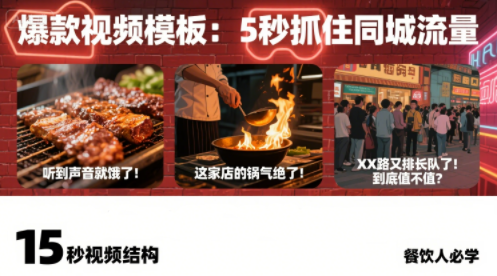 白泽老师·餐饮实体店短视频爆店-极客网创