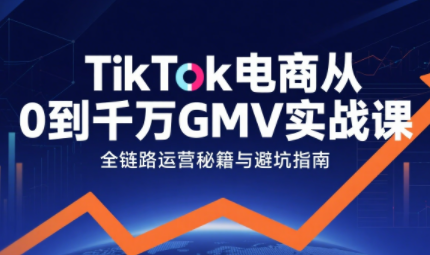 三千老师·TikTok电商从0到千万GMV实战课-极客网创