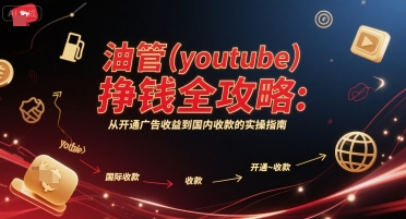 油管(youtube)挣钱全攻略:从开通广告收益到国内收款的实操指南(更新)-极客网创