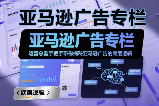 亚马逊广告专栏：运营总监手把手带你揭秘亚马逊广告的底层逻辑-极客网创