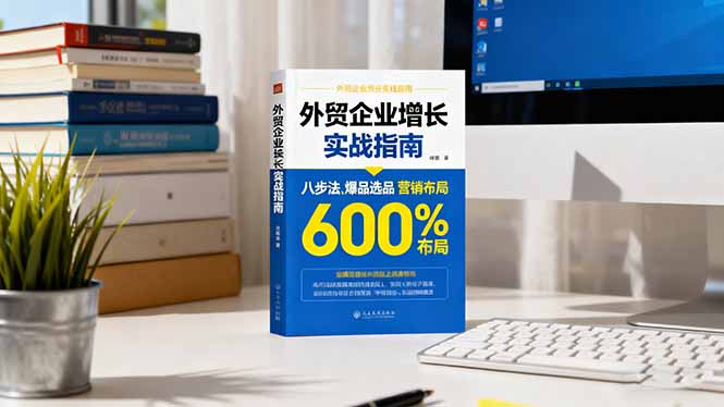 外贸企业增长实战指南，八步法、爆品选品、营销布局，业绩增长300%-极客网创
