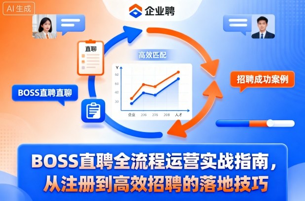 BOSS直聘全流程运营实战指南，从注册到高效招聘的落地技巧-极客网创