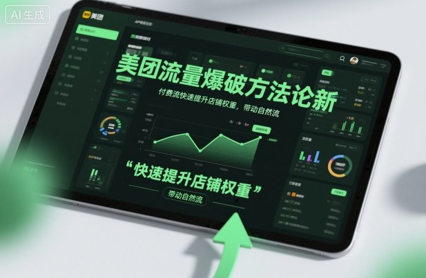 美团流量爆破方法论,付费流快速提升店铺权重,带动自然流-极客网创