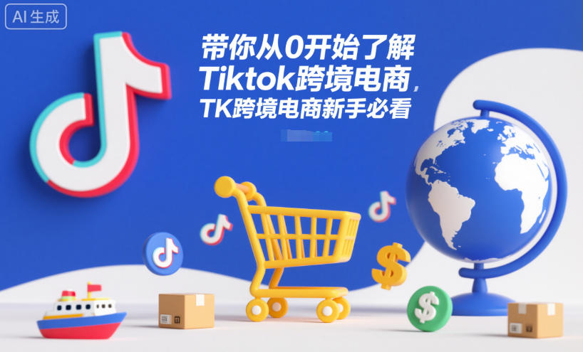 带你从0开始了解Tiktok跨境电商，TK跨境电商新手必看-极客网创