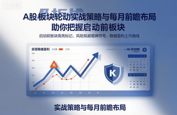A股板块轮动实战策略与每月前瞻布局，助你把握启动前板块，规避风险，实现稳健盈利-极客网创