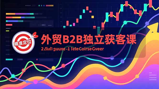 外贸B2B独立获客课，Facebook主页搭建、消息互动广告、精准定位，打造高询盘系统-极客网创