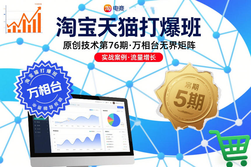 淘宝天猫打爆班原创技术第76期，万相台无界矩阵-极客网创