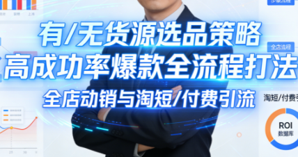 子鹏讲电商·淘宝私家班(更新12月)-极客网创