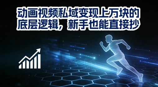 动画视频私域变现上W的底层逻辑,新手也能直接抄-极客网创