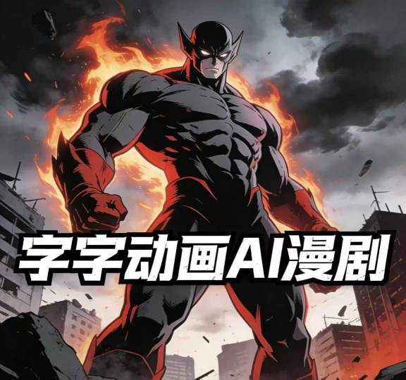 字字动画AI漫剧2026年第1期系统课程，小白看完就能学会实操的漫剧课，单人月收1-3W-极客网创