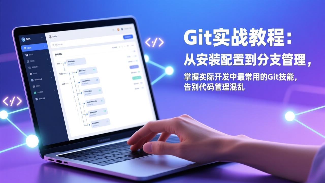 Git实战教程：从安装配置到分支管理，掌握实际开发中最常用的Git技能，告别代码管理混乱-极客网创