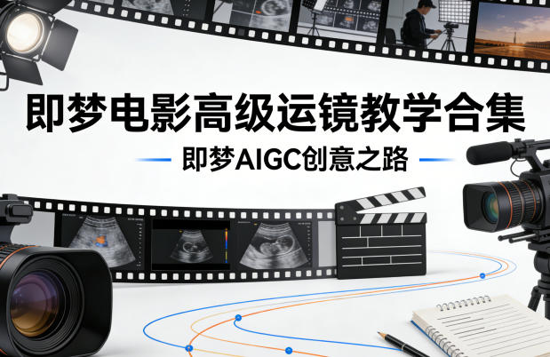 即梦电影高级运镜教学合集,即梦AIGC创意之路-极客网创