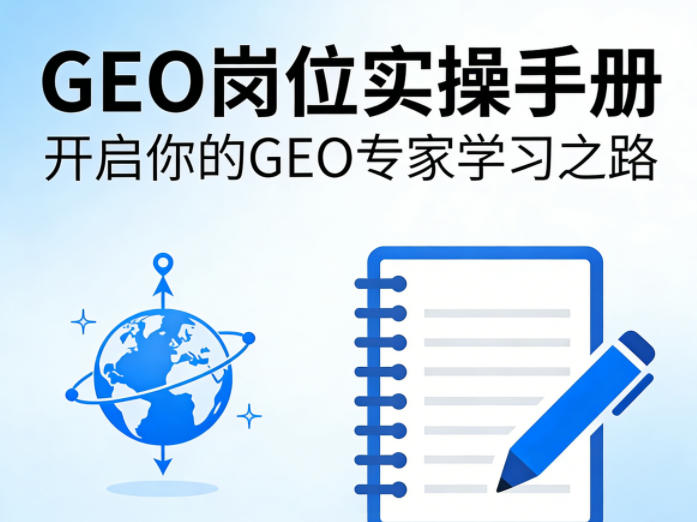 GEO岗位实操手册，开启你的GE0专家学习之路-极客网创