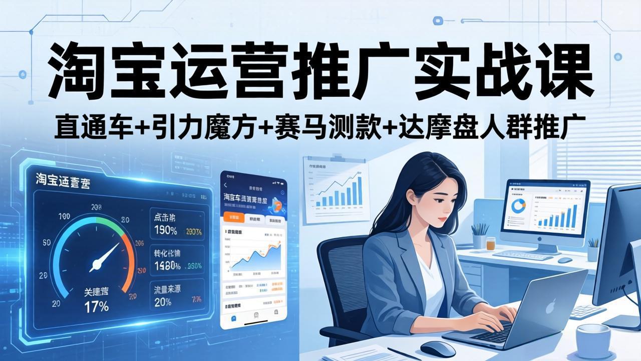 淘宝运营推广实战课(更新26年4月-极客网创