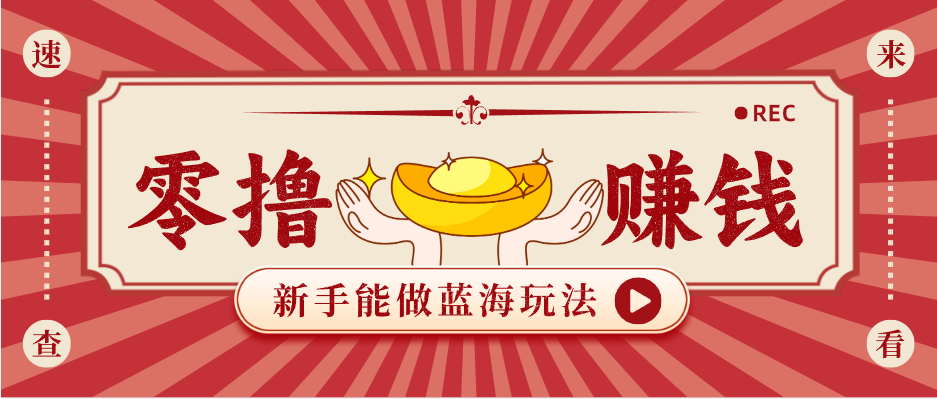 新手也能变现的蓝海玩法，一个人人能做的项目，需求量极大日入300+！-极客网创