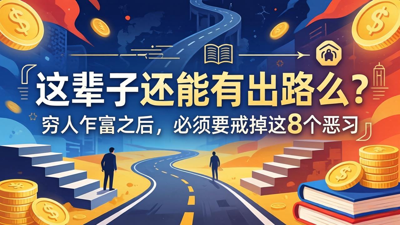 关于人生两篇付费文章【这辈子还能有出路么？】【穷人乍富之后，必须要戒掉这8个恶习】-极客网创