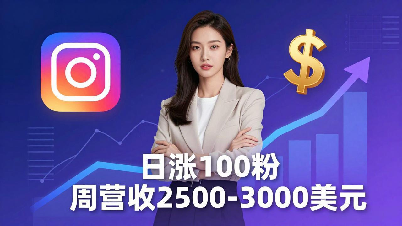 想做数字产品？Sheri亲授：日涨100粉、每周2500至3000美元的营收，Instagram躺着赚-极客网创