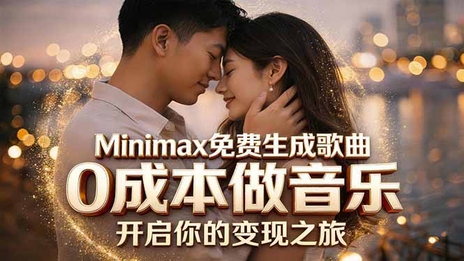 Minimax免费生成歌曲实测!0成本做音乐,说唱流行Lofi一键生成-极客网创