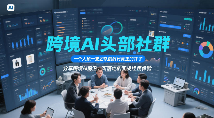 跨境AI头部社群,一个人顶一支团队的时代真正的开始了,分享跨境AI前沿,可落地的实战经验(更新5月11日)-极客网创