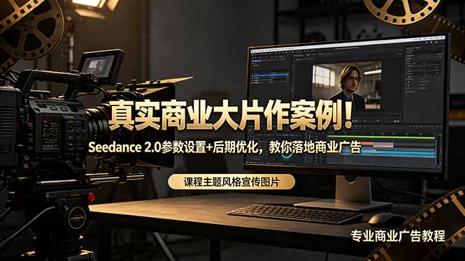 真实商业大片作案例!Seedance 2.0参数设置+后期优化,教你落地商业广告-极客网创