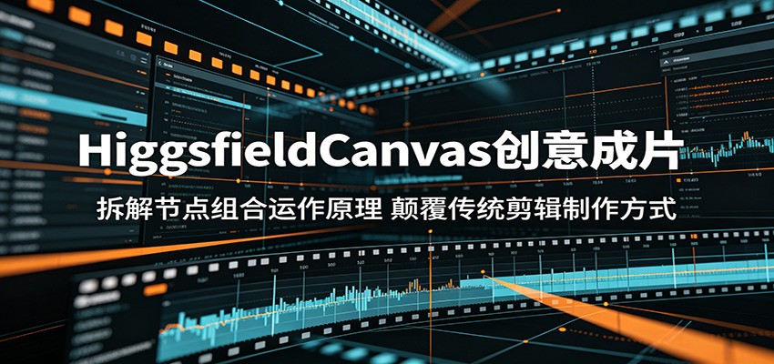 HiggsfieldCanvas创意成片:拆解节点组合运作原理,颠覆传统剪辑制作方式-极客网创