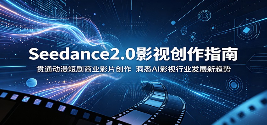 Seedance2.0影视创作指南:贯通动漫短剧商业影片创作,洞悉AI影视行业发展新趋势-极客网创