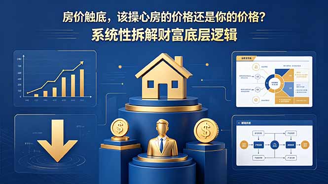 付费文章：房价触底，该操心房的价格还是你的价格？系统性拆解财富底层逻辑-极客网创