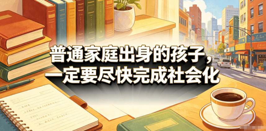 付费文章：普通家庭出身的孩子，一定要尽快完成社会化-极客网创
