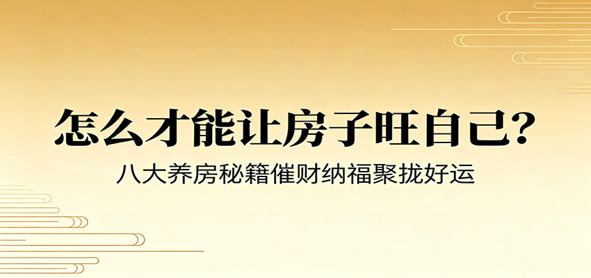 付费文章《怎么才能让房子旺自己？》八大养房秘籍催财纳福聚拢好运-极客网创