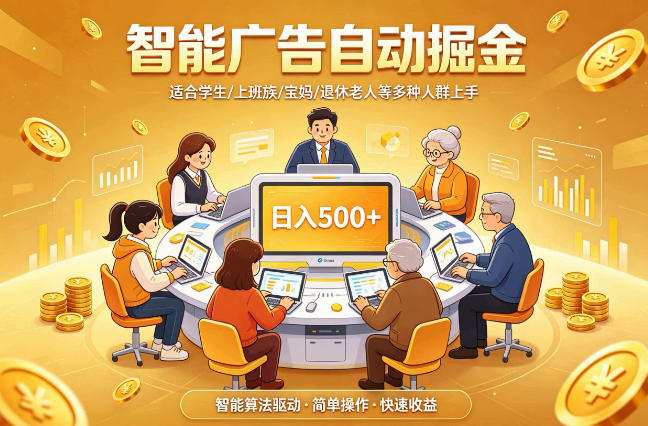 2026年最好做的项目：自动掘金项目，小白轻易上手，单日轻松收入500+【揭秘】-极客网创