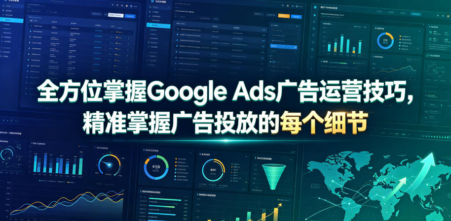 全方位掌握Google Ads广告运营技巧，精准掌握广告投放的每个细节【原创双语字幕】-极客网创