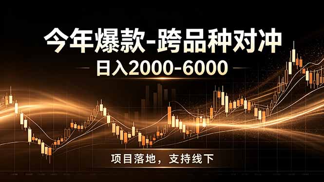 全新跨品种对冲模式上线!日稳定盈利 2000-6000,合规长久可批量放大-极客网创
