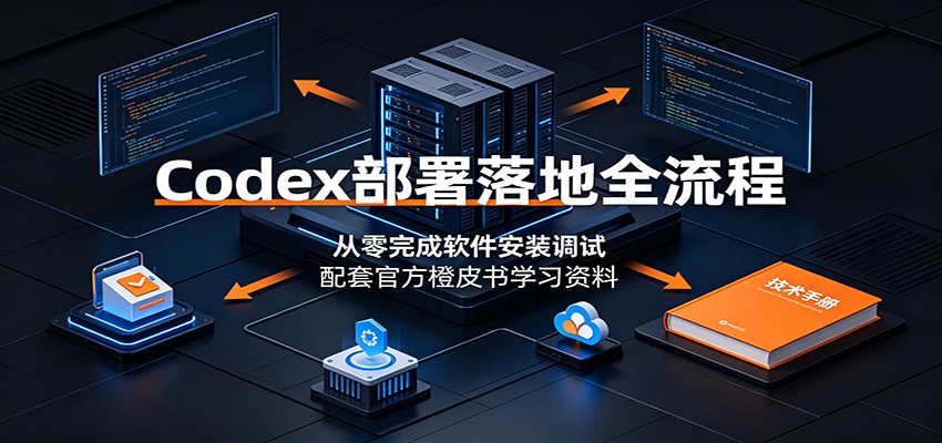 Codex部署落地全流程:从零完成软件安装调试,配套官方橙皮书学习资料-极客网创