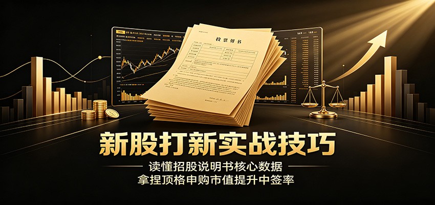 新股打新实战技巧:读懂招股说明书核心数据,拿捏顶格申购市值提升中签率-极客网创