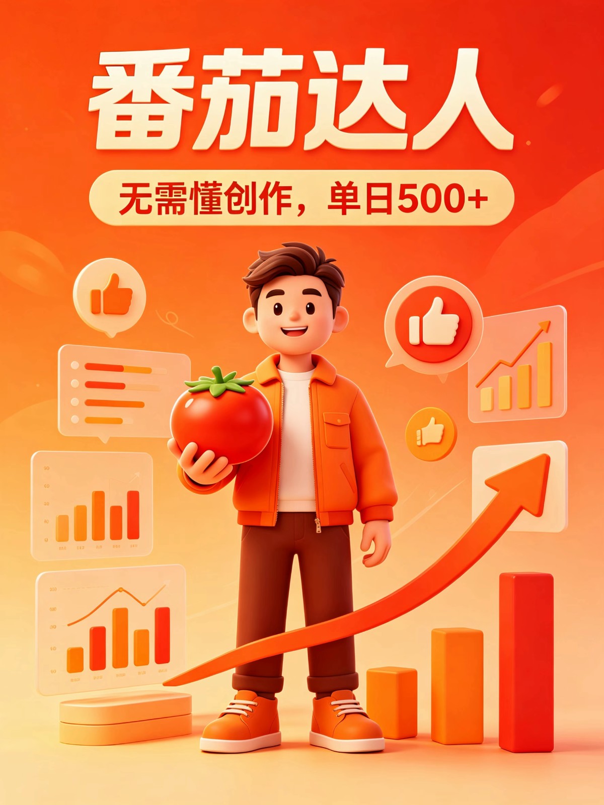 番茄小说达人全自动变现，普通人轻松日入500+-极客网创