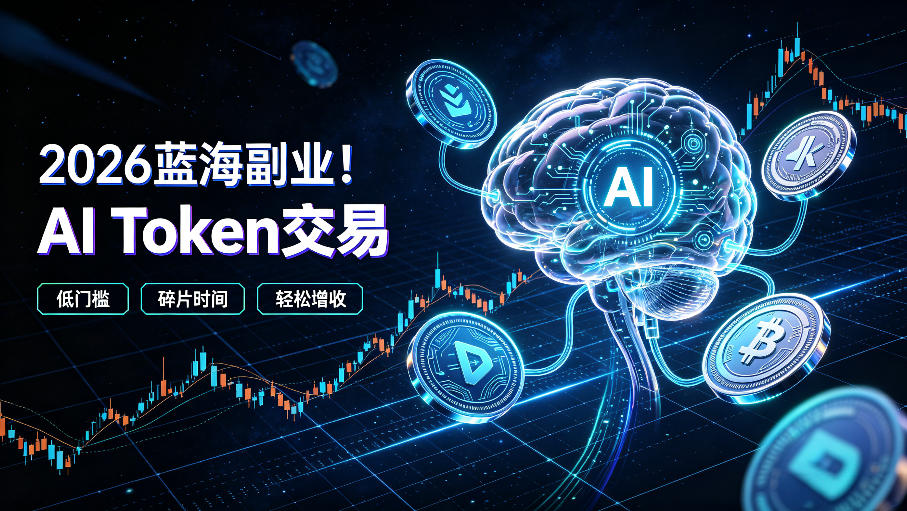 2026全新风口副业｜AI智能Token交易，空闲时间轻松 賺 收益，无需全天盯盘【揭秘】-极客网创