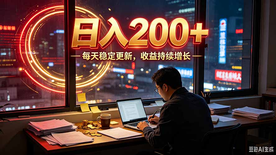 番茄达人变现新玩法，全自动运行 每日300+-极客网创