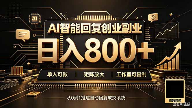 全自动AI挂机创业｜个人副业→工作室全链路扶持-极客网创