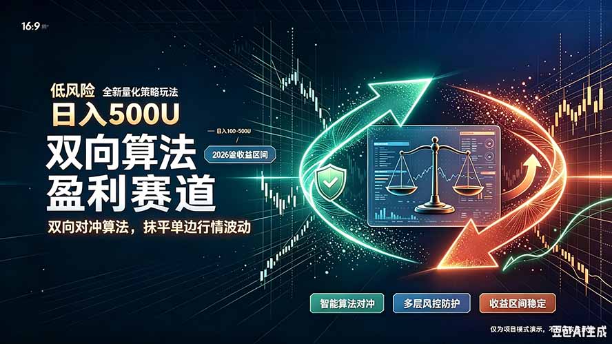 算法对冲/EA量化,日入500刀,躺着赚钱!你把它当做“自动提款机”,它把你就爆了-极客网创