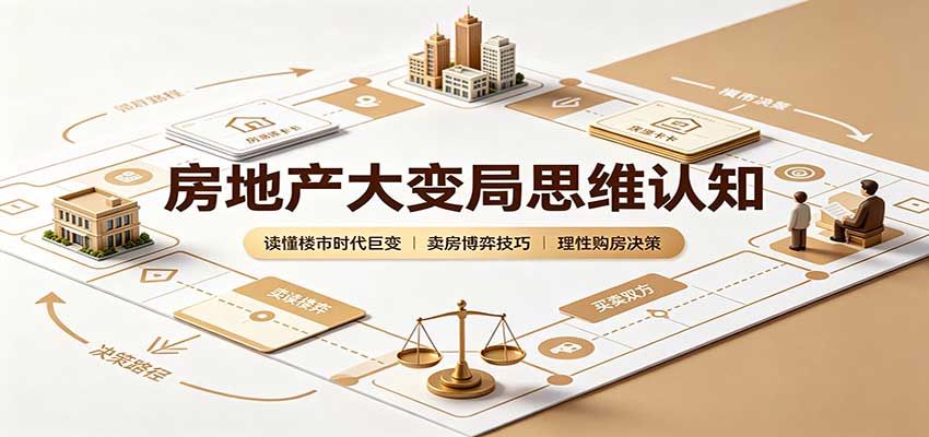房地产大变局思维认知：读懂楼市时代巨变，卖房博弈技巧，理性购房决策-极客网创