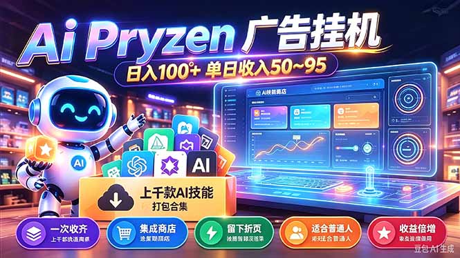 Pyrzen广告挂机， 全自动挂机风口项目， 单日50-95/天 虽然不是很暴力但是很稳-极客网创